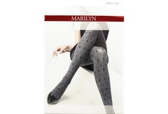 Grace n12 marilyn rajstopy szare melanż ze wzorem
