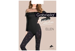 Ellen 446 gabriella rajstopy w kropki i kwiatki