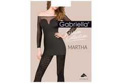 Martha 420 gabriella rajstopy ażurowe w kropki