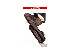 Sophia r06 marilyn rajstopy żakardowe z błyszczącą nitką