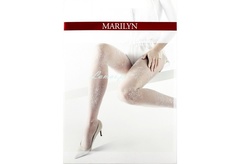 Białe emmy i04 marilyn rajstopy