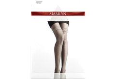 Desire m03 marilyn rajstopy szare z imitacją koronki pończoch