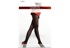 Allure k03 marilyn rajstopy w paski z czerwonym sercem