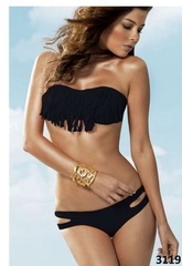 Bikini strój kąpielowy frędzle