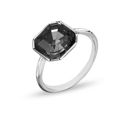 Pierścionek srebrny pr. 925 swarovski imperial silver night