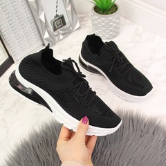 Buty sportowe damskie skarpety czarne filippo