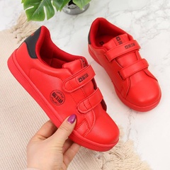 Trampki dziecięce eko na rzepy czerwone big star dd374030