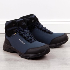 Buty trekkingowe wodoodporne ocieplane granat american club