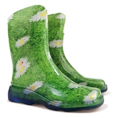Kalosze damskie w kwiaty stokrotki lido print a