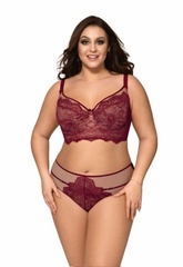  ava 1396/2 maroon long biustonosz miękki