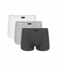Atlantic 3bmh-007 biały/szary/grafit bokserki męskie 3-pack