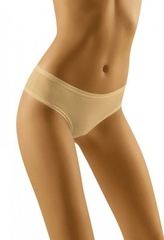 Wol-bar sleek soft beżowe figi damskie