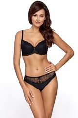 Ava 1638 vicky czarny biustonosz push-up