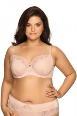 Ava 1921 freesia beżowy biustonosz półusztyniany plus size