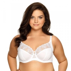 Ava 1922 freesia biały biustonosz miękki plus size