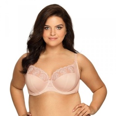 Ava 1922 freesia beżowy biustonosz miękki  plus size