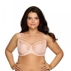 Ava 1923 protea beżowy biustonosz miękki plus size
