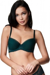 Henderson ladies 38388 julietta stalowozielony biustonosz push-up
