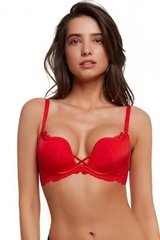 Henderson ladies delis 36121 czerwony biustonosz push-up