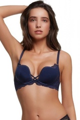 Henderson ladies delis 36121 granatowy biustonosz push-up