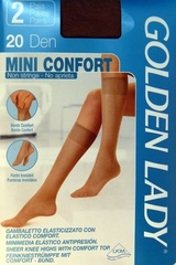 Golden lady mini confort 20 den a`2 2-pack podkolanówki