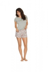 Henderson ladies favor 38060-90x szaro-różowa piżama damska
