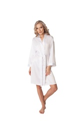Aruelle classy white szlafrok damski