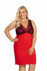 Donna patrizia czerwona koszula nocna size plus