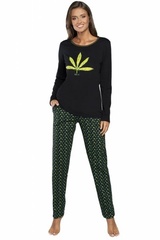 Italian fashion vege dł.r. dł.sp. piżama damska