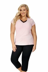 Donna alice 3/4 piżama damska size plus