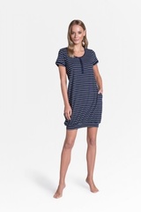 Henderson ladies tickle 38899-59x granatowa damska koszula nocna