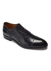 Eleganckie czarne skórzane buty męskie typu oxford 39