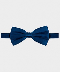 Granatowa elegancka muszka jedwabna 