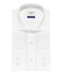 Elegancka biała koszula męska profuomo sky blue - smart shirt 37