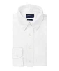 Biała koszula męska z dzianiny (slim fit) xxl