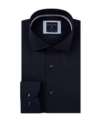 Granatowa elegancka koszula non iron męska profuomo 37