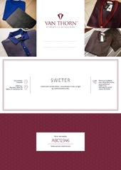 Karta podarunkowa na sweter luxury szyty na miarę e-voucher (pdf)