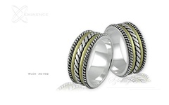 Obrączki srebrne - wzór ag-092