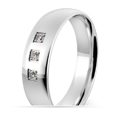Oprawa diamentu w obrączce - 1.5 mm - 0.015 ct si / h