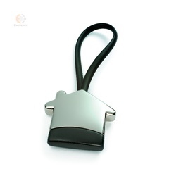 Brelok metalowy domek z twoim grawerem