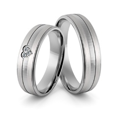 Obrączki srebrne z sercem i cyrkoniami swarovski - wzór ag-353