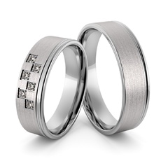 Obrączki srebrne z cyrkoniami swarovski - wzór ag-392