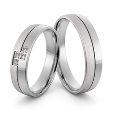 Obrączki srebrne z cyrkoniami swarovski - wzór ag-394