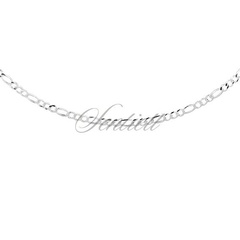 Łańcuszek diamentowany figaro płaskie pr. 925 ø 060 waga od 3,6g