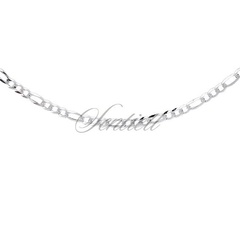 Łańcuszek diamentowany figaro płaskie pr. 925 ø 080 waga od 5,3g