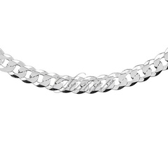 Pancerka męska diamentowana płaska pr. 925 ø 0180 waga od 30,6g