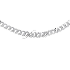 Łańcuszek męski - pancerka diamentowana płaska pr. 925 ø 0120