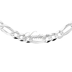 Łańcuszek diamentowany figaro oczka płaskie pr. 925 ø 0200