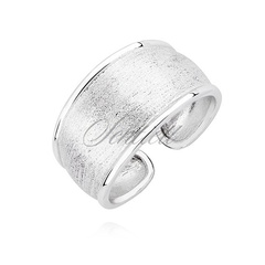 Srebrny pierścionek pr.925 diamentowany regulowany