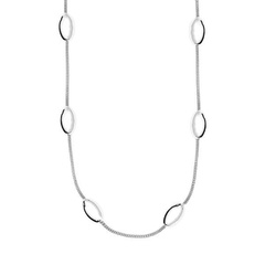 Staviori naszyjnik srebrny ozdobne elementy 47cm. srebro 0,925.   